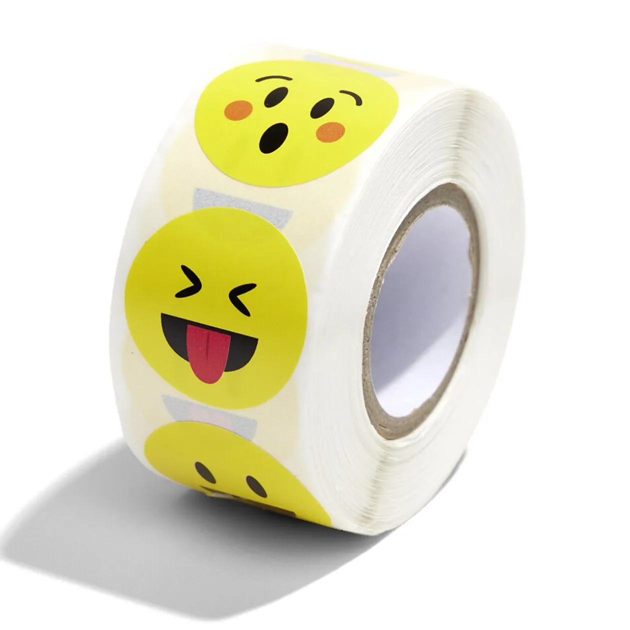 Lot de 500 stickers émojis Ø2,5cm