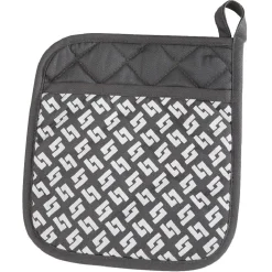 Lot gant + manique en coton et silicone