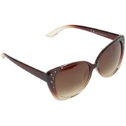 Lunette de soleil pour femme avec strass