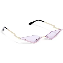 Lunettes fantaisie adulte rose transparent