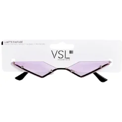 Lunettes fantaisie adulte rose transparent
