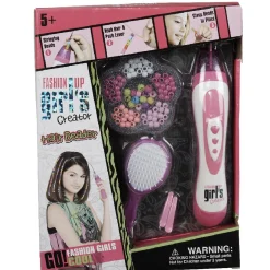 Machine à tresse et à enfiler des perles