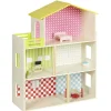 Maison de poupée en bois avec meubles en bois