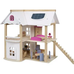 Maison de Poupée en bois certifié FSC® H.52,5 cm