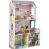 Maison de poupée en bois et 13 accessoires