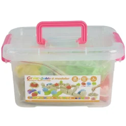 Mallette Créa sable à modeler multicolore