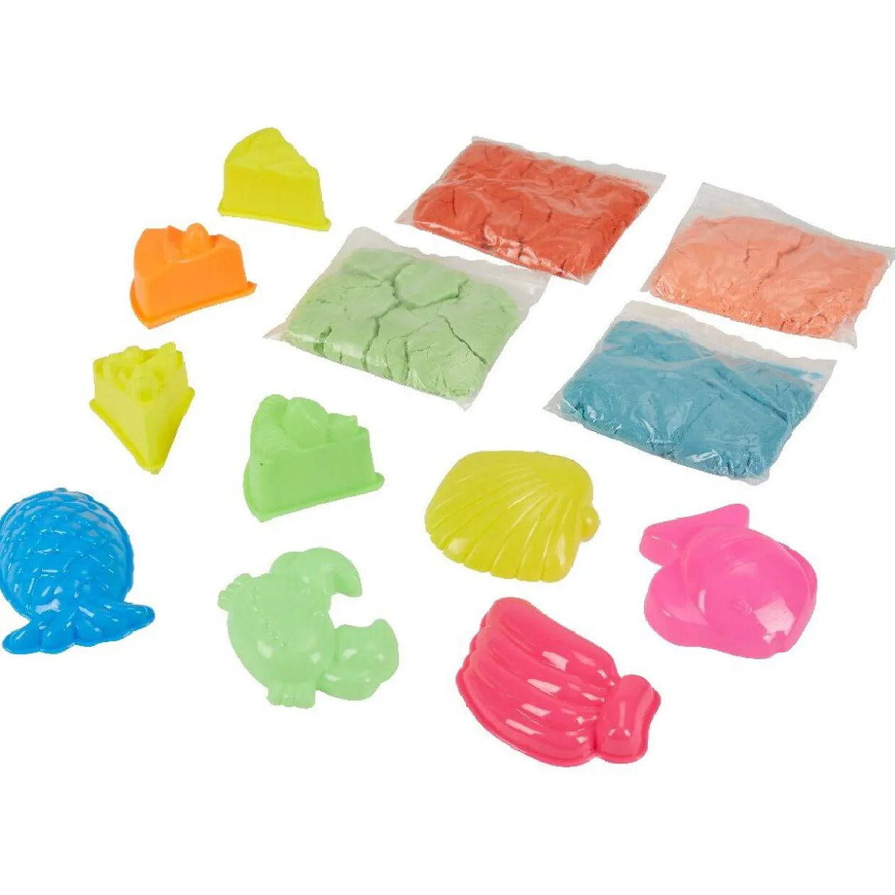 Mallette Créa sable à modeler multicolore