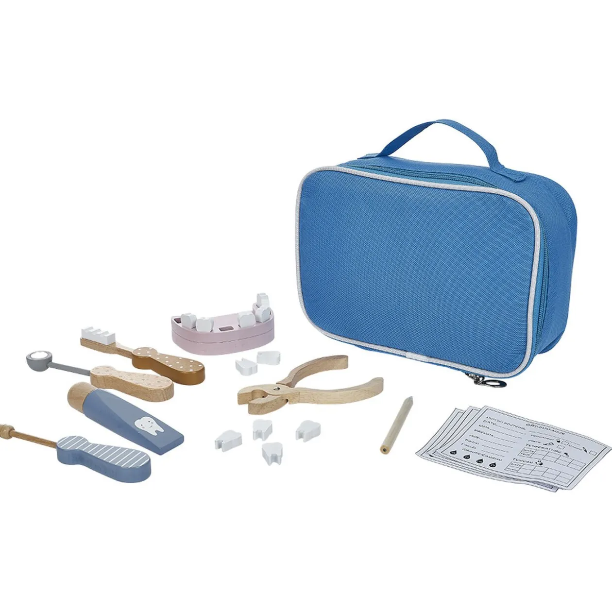 Mallette de docteur 9 pièces en bois certifié FSC®
