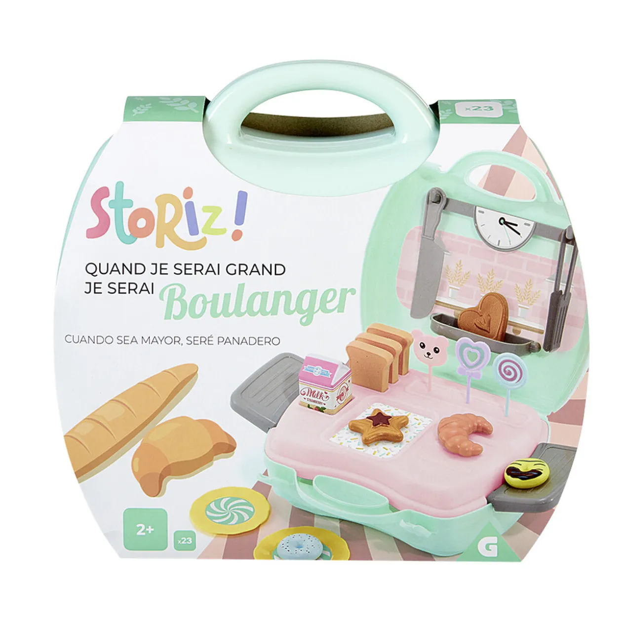 Mallette de jeu Boulanger 25 pièces