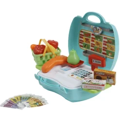 Mallette de jeu Marchand épicier 23 pièces