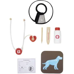 Mallette de jeu vétérinaire 7 pièces