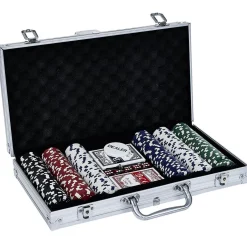 Mallette de poker en aluminium 300 jetons