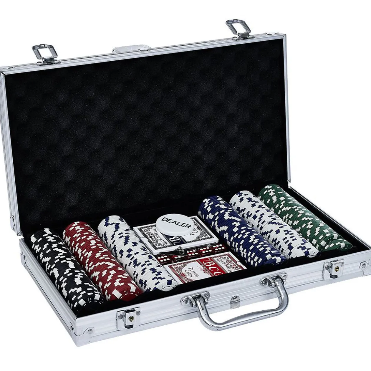 Mallette de poker en aluminium 300 jetons