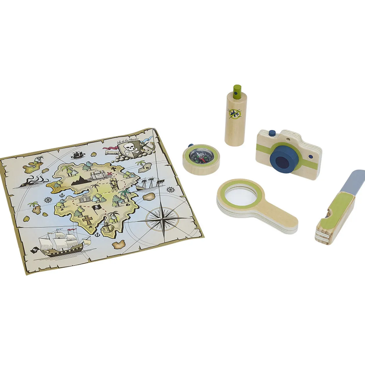 Mallette du petit aventurier en bois