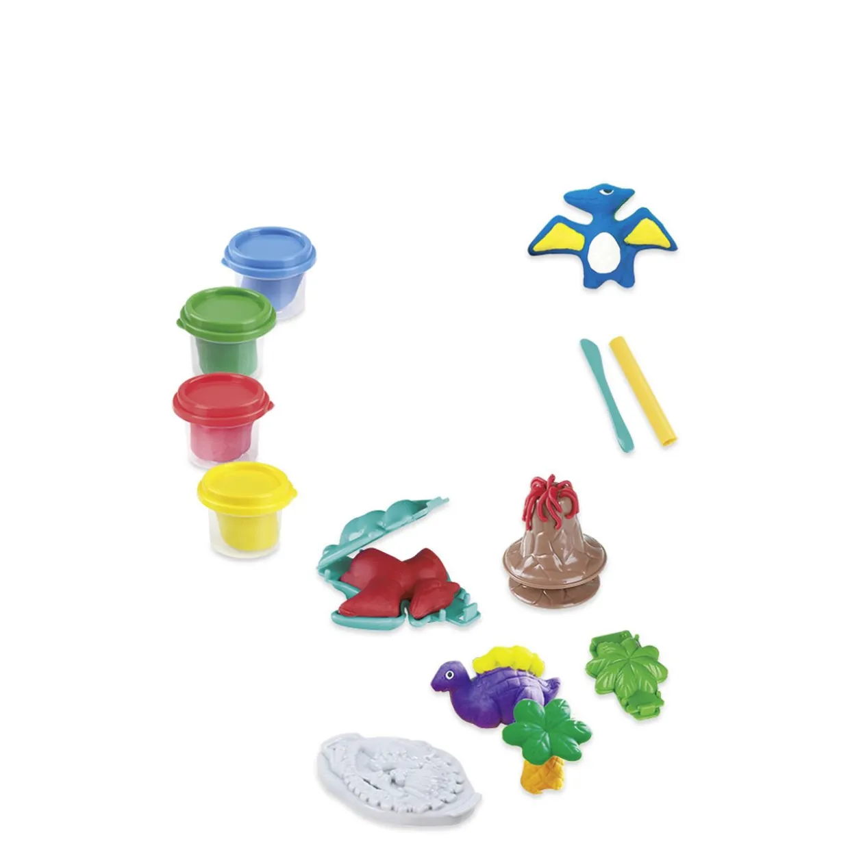 Mallette pâte à modeler dinosaure