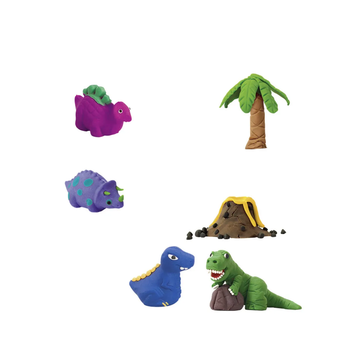 Mallette pâte à modeler dinosaure