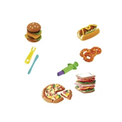 Mallette pâte à modeler snack burger et sandwhich