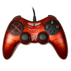 Manette de jeu Konix Drakkar P-15 Blood Axe Rouge pour PC