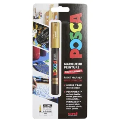 Marqueur créatif Posca pointe extra fine dorée