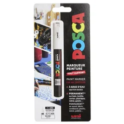 Marqueur créatif Posca pointe extra fine blanche