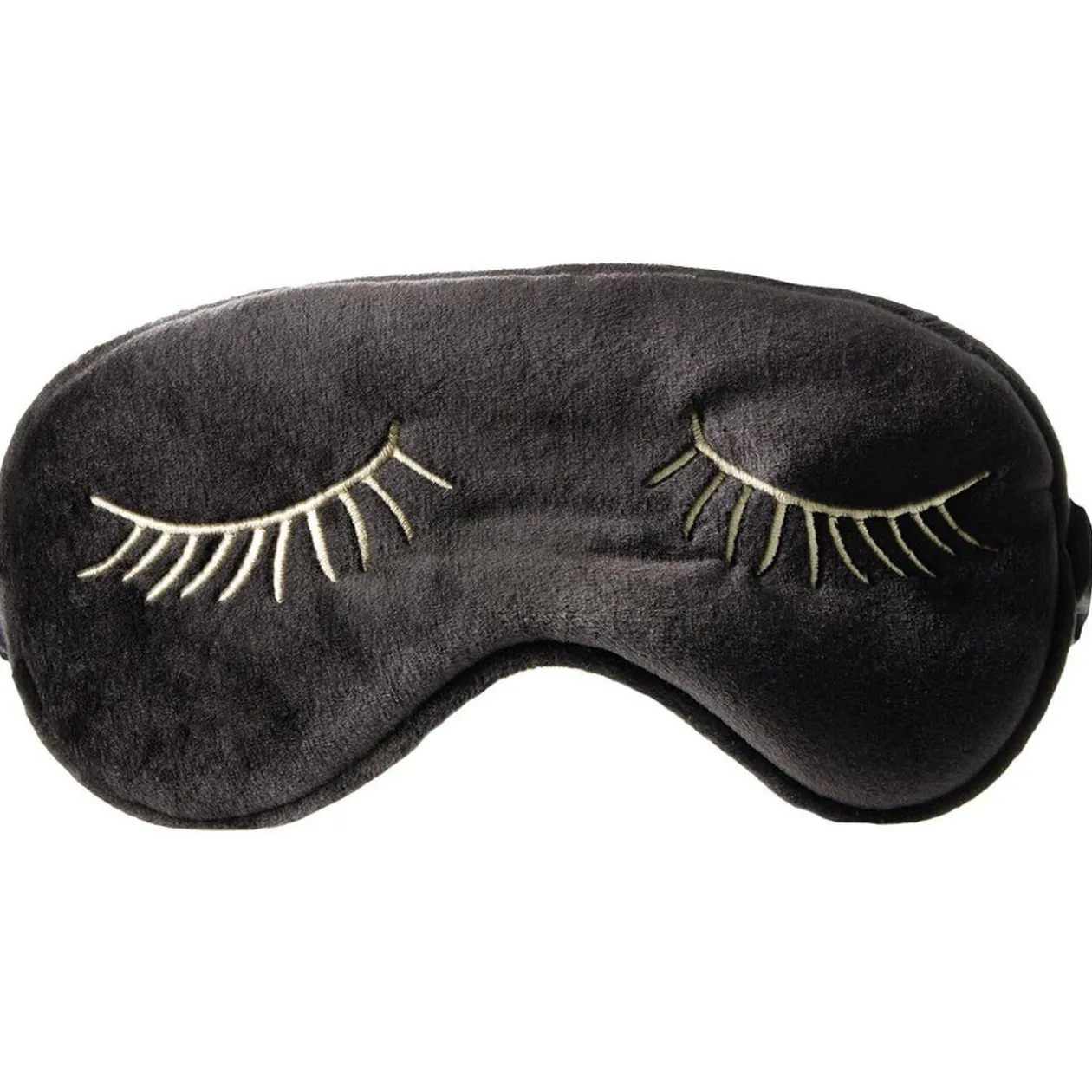Masque de nuit adulte motifs yeux doré et noir Taille unique