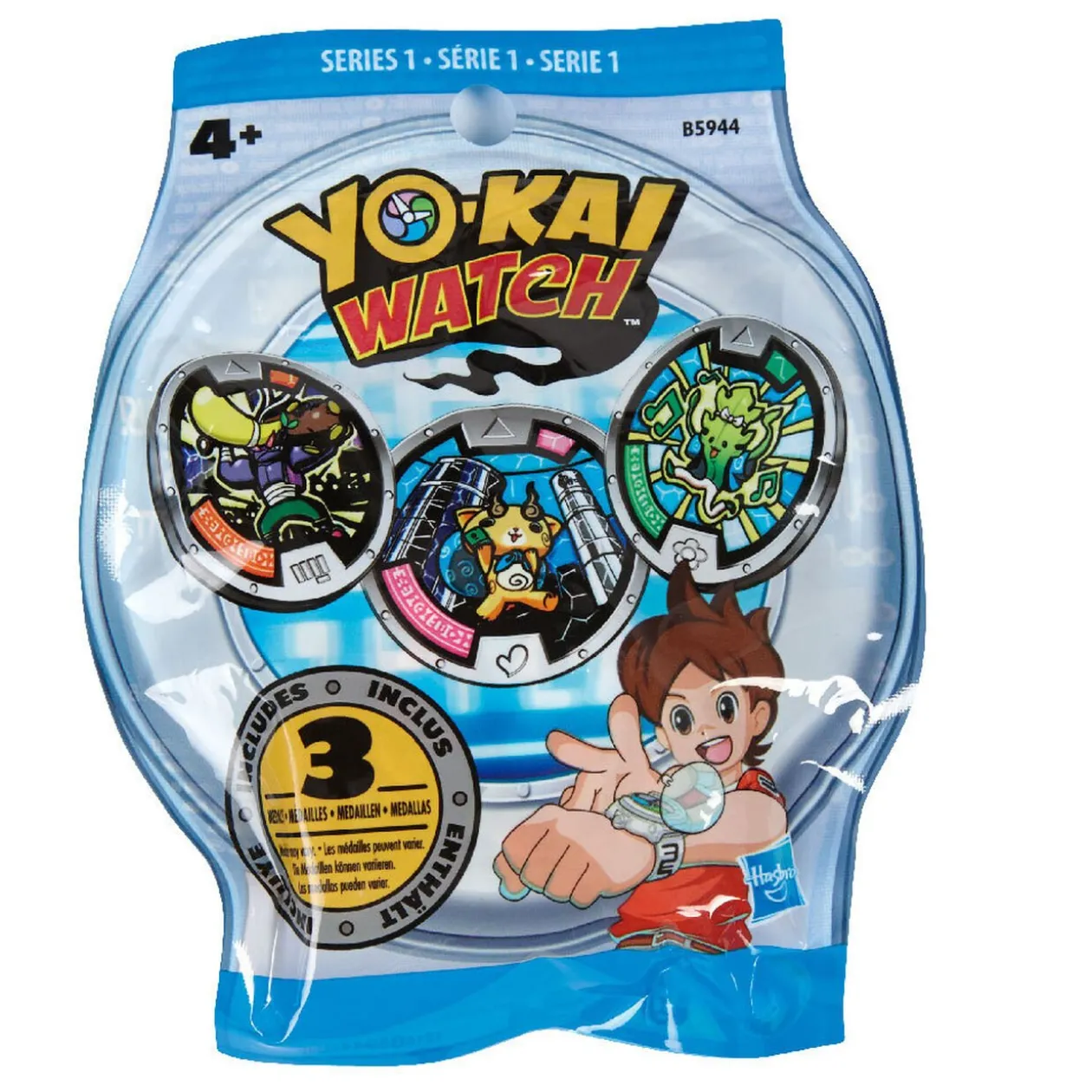 Médaillon Yo-kai Watch x3