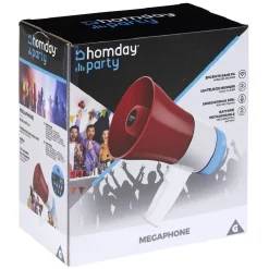 Mégaphone enceinte 20W bleu