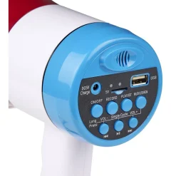Mégaphone enceinte 20W bleu