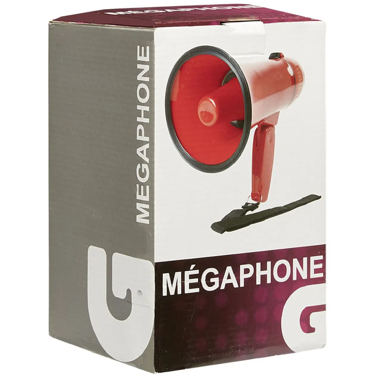 Mégaphone rouge ou bleu