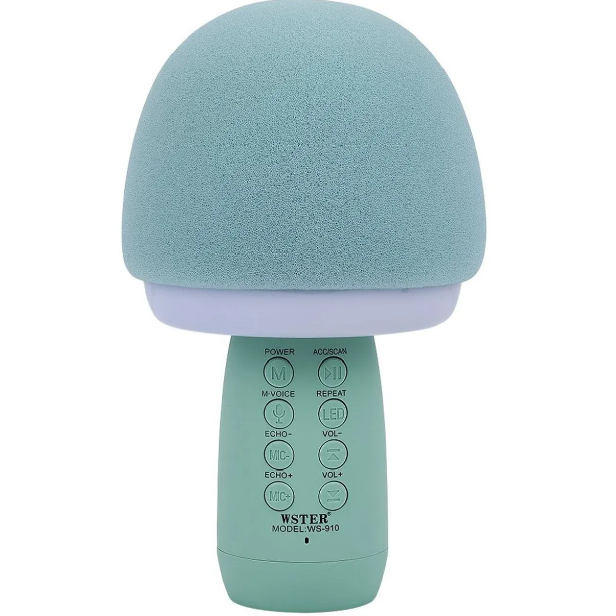 Micro karaoké et veilleuse bluetooth XL forme champignon