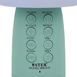 Micro karaoké et veilleuse bluetooth XL forme champignon