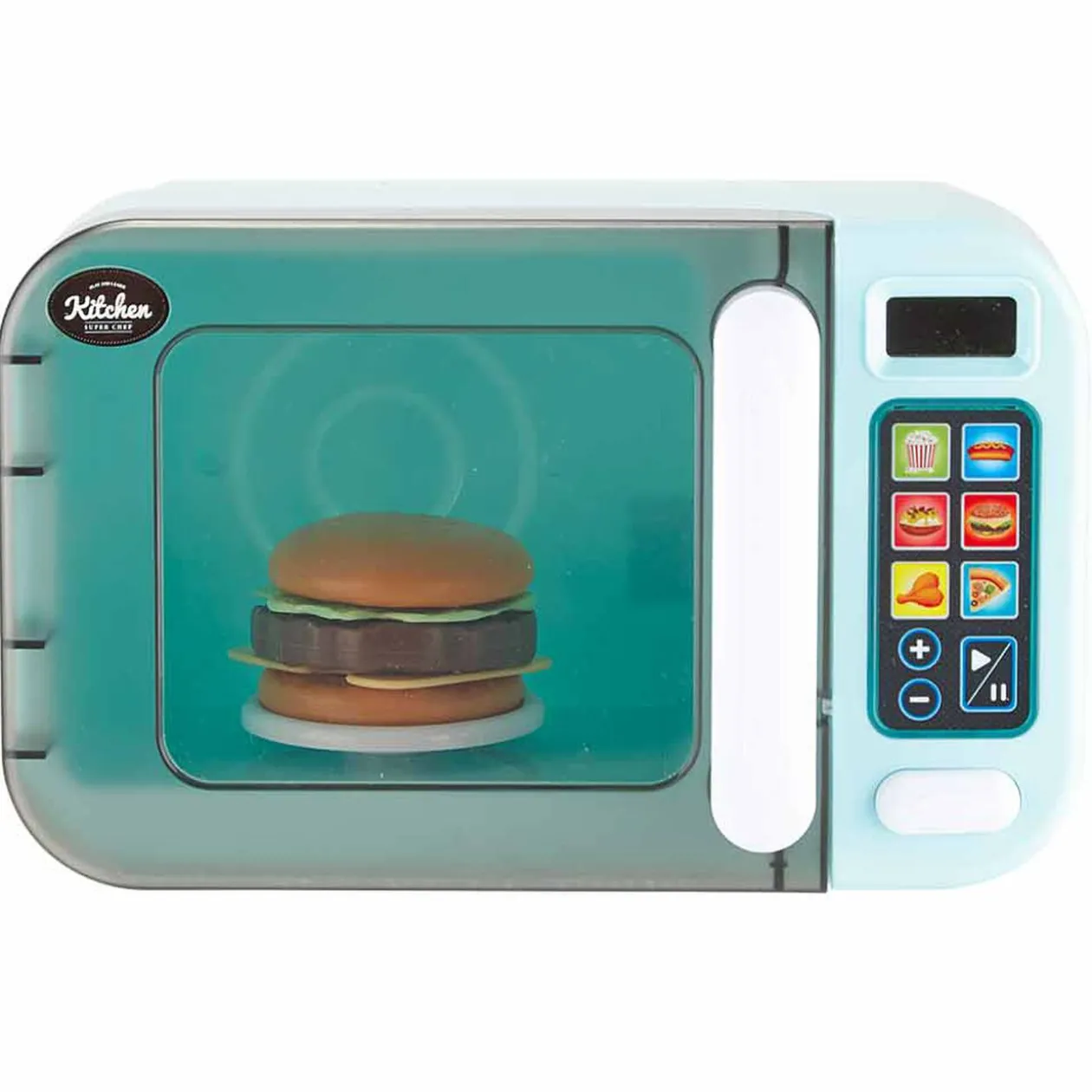 Micro onde dinette Kitchen lumineux et animé avec hamburger
