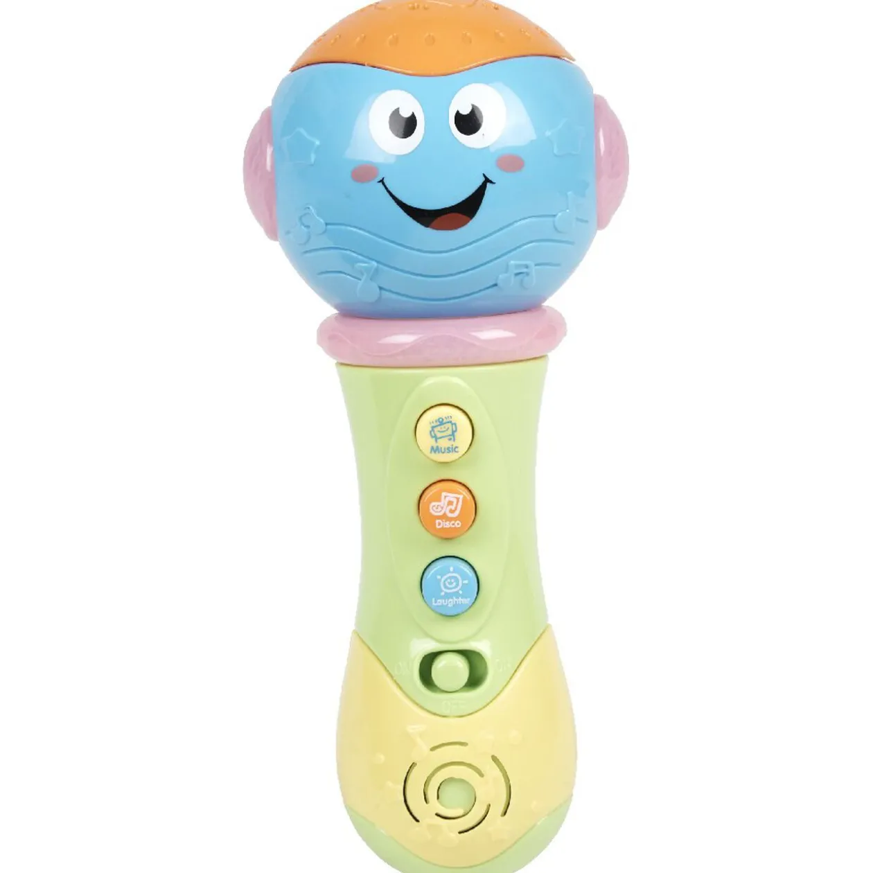 Microphone lumineux et sonore