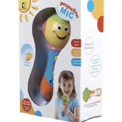 Microphone lumineux et sonore