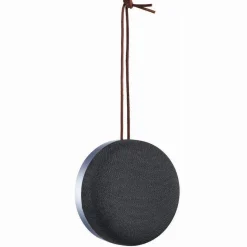 Mini enceinte Bluetooth Homday galet à suspendre gris noir