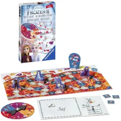 Mini jeu de société course La Reine des Neiges Au secours d'Olaf !