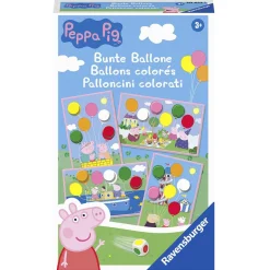 Mini jeu de société dés Peppa Pig ballons colorés