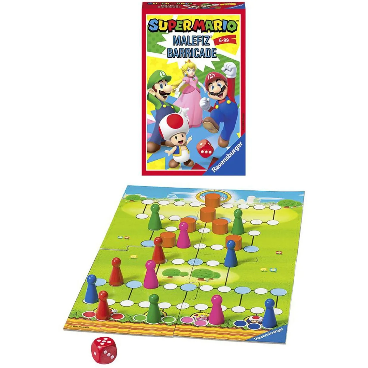 Mini jeu de société dés Super Mario