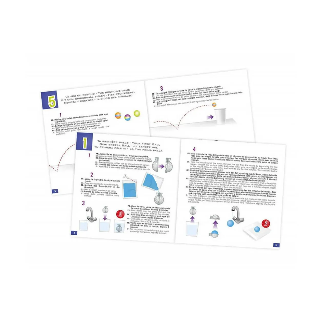 Mini laboratoire balles rebondissantes Mini Lab Buki