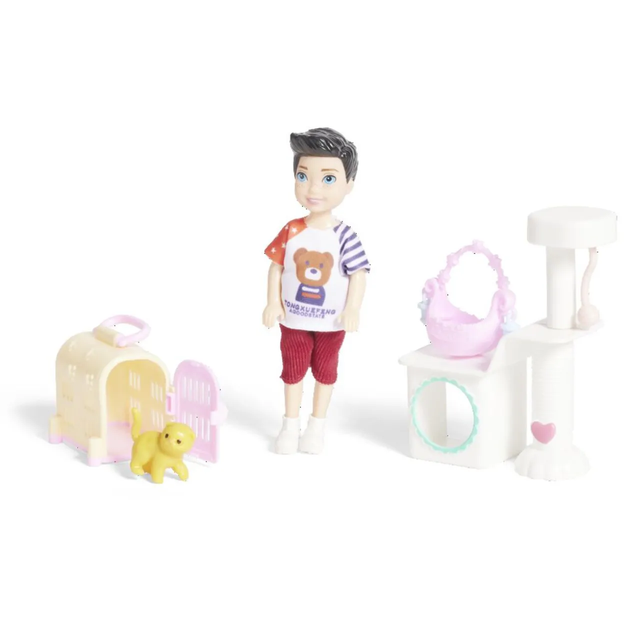 Mini poupée avec accessoires - 3 modèles