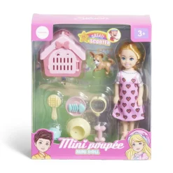 Mini poupée avec accessoires - 3 modèles