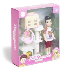 Mini poupée avec accessoires - 3 modèles