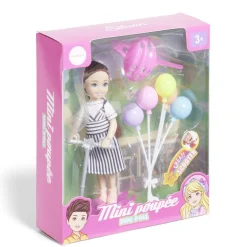 Mini poupée avec accessoires - 3 modèles