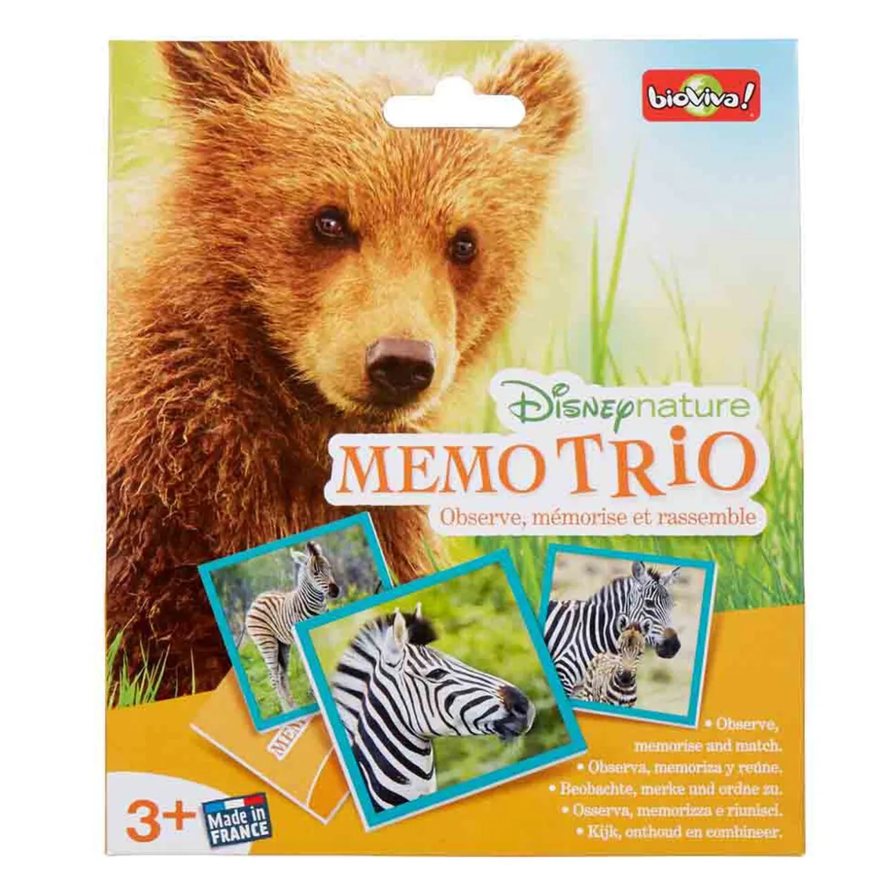 Mémo famille animaux Disney Nature