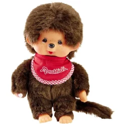 Monchhichi garçon bavoir rouge