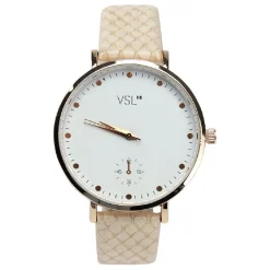 Montre effet peau de serpent