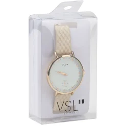 Montre effet peau de serpent