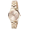 Montre femme bracelet maille inox rose gold