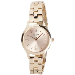 Montre femme bracelet maille inox rose gold