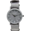 Montre Homme monochrome bracelet effet tissu